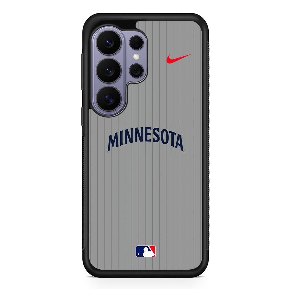 MLB Minnesota Twins Gray Nike Samsung Galaxy S26 Ultra Case | Slim Durable Protective Cover