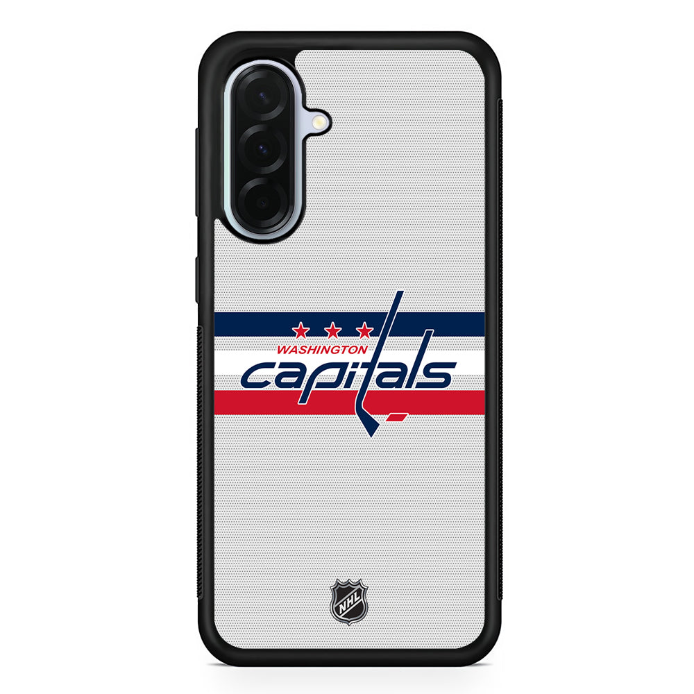 NHL Washington Capitals Dots Pattern Samsung Galaxy A36 Case | Durable Samsung Galaxy A36 Protective Case