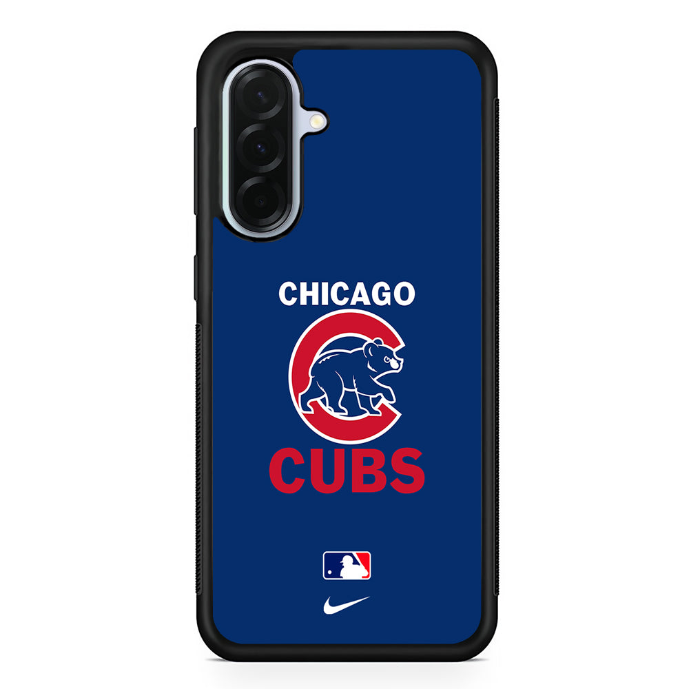 MLB Chicago Cubs Blue Nike Samsung Galaxy A36 Case | Durable Samsung Galaxy A36 Protective Case