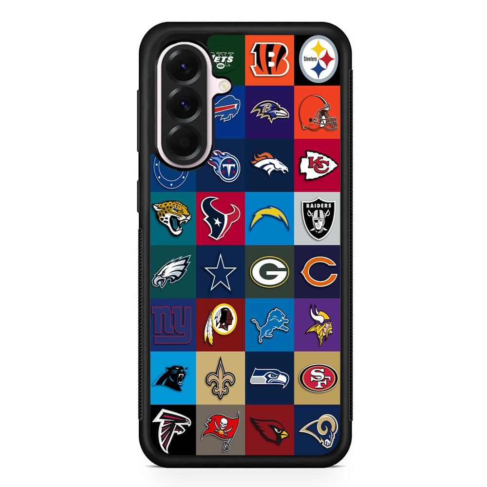 American Football Teams NFL Samsung Galaxy A56 Case | Samsung Galaxy A56 Protective Rubber Case