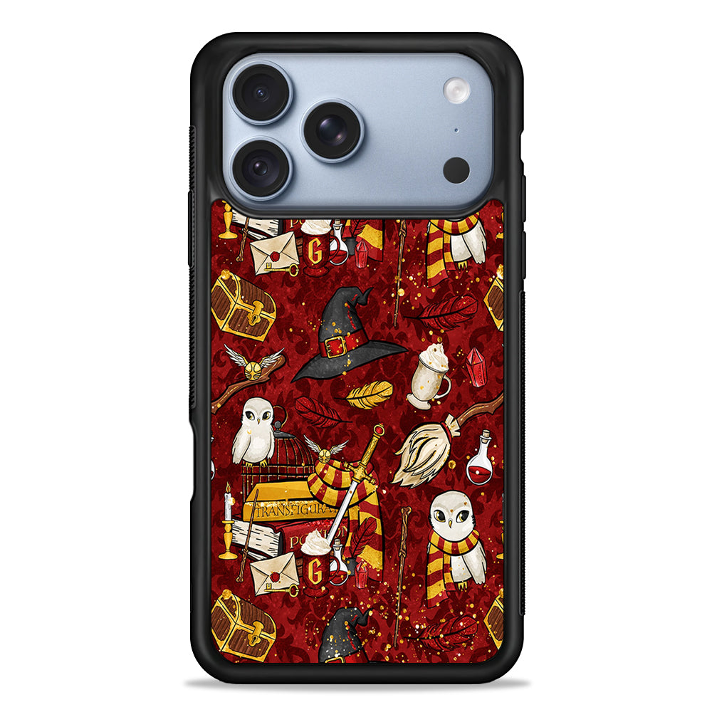 Magic Art Red iPhone 18 Pro Case - iPhone 18 Pro Silicone Case