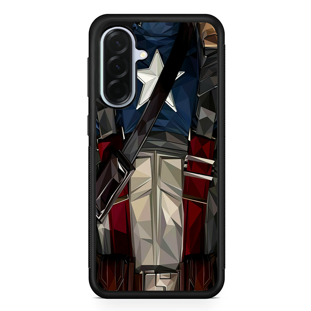 Captain America Costume Suit Samsung Galaxy A36 Case | Durable Samsung Galaxy A36 Protective Case