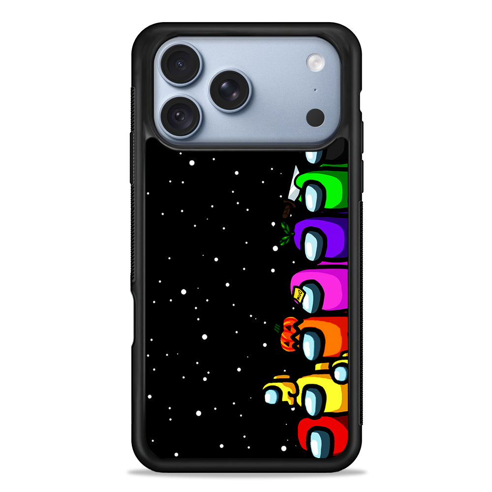 Among Us Galaxy iPhone 18 Pro Case - iPhone 18 Pro Silicone Case