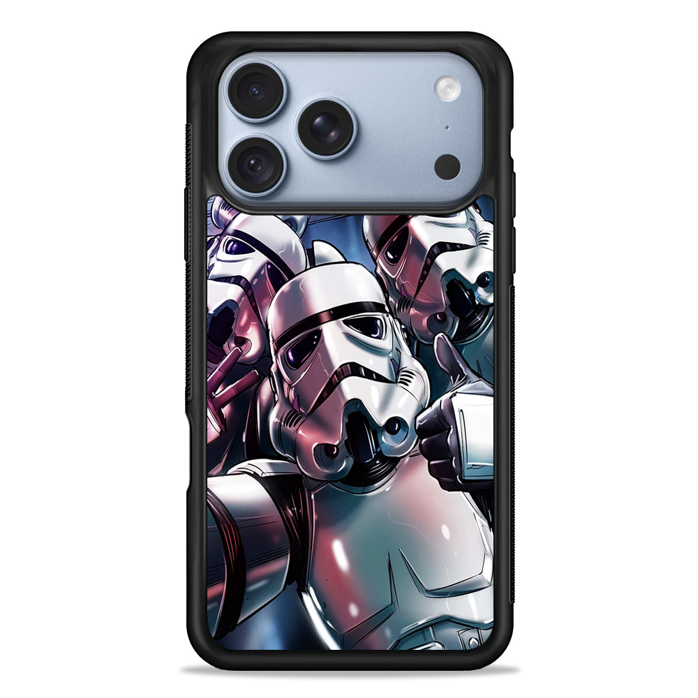 Star Wars Stormtrooper Selfie iPhone 18 Pro Case - iPhone 18 Pro Silicone Case
