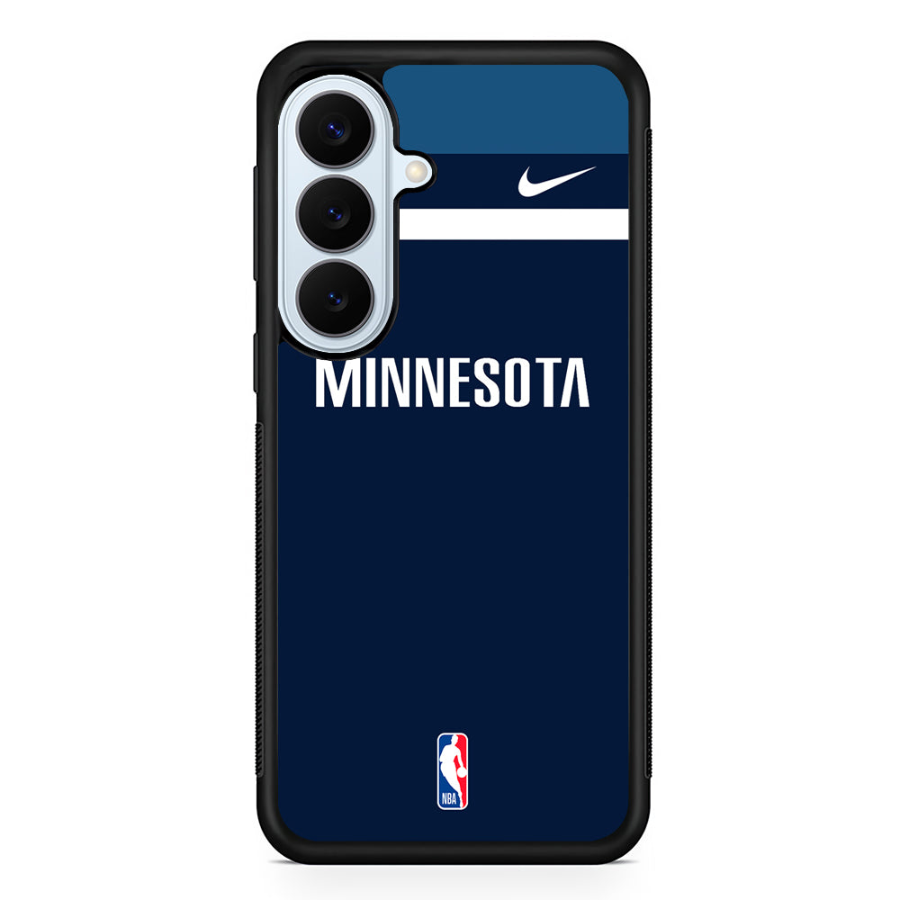 NBA Minnesota Timberwolves Navy Nike Samsung Galaxy S26 Plus Case | Lightweight Protective Phone Cover