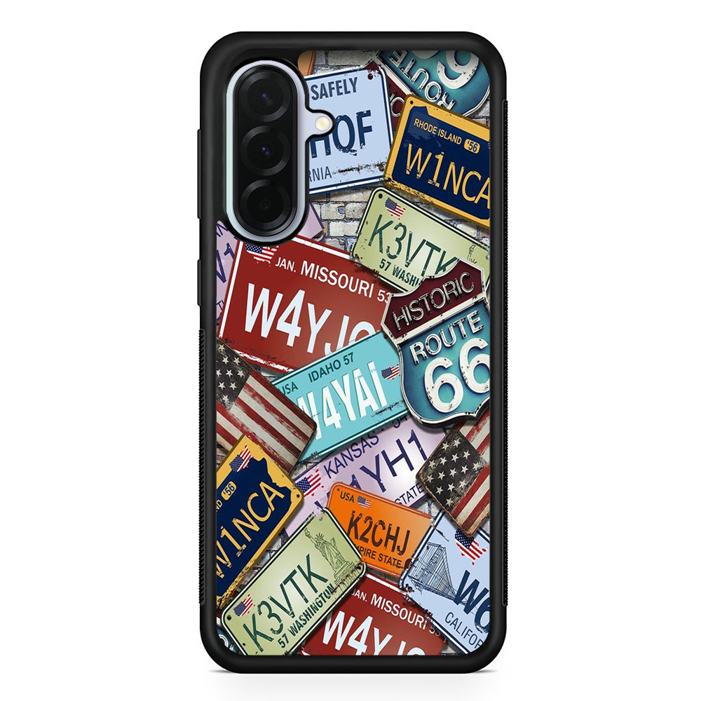 Street Signs USA Samsung Galaxy A36 Case | Durable Samsung Galaxy A36 Protective Case