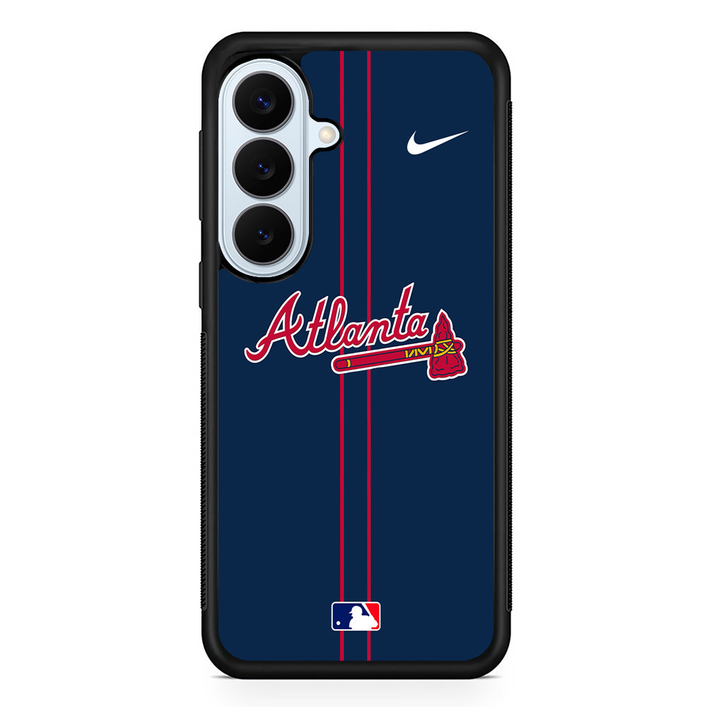 MLB Atlanta Braves Navy Nike Samsung Galaxy S26 Plus Case | Lightweight Protective Phone Cover