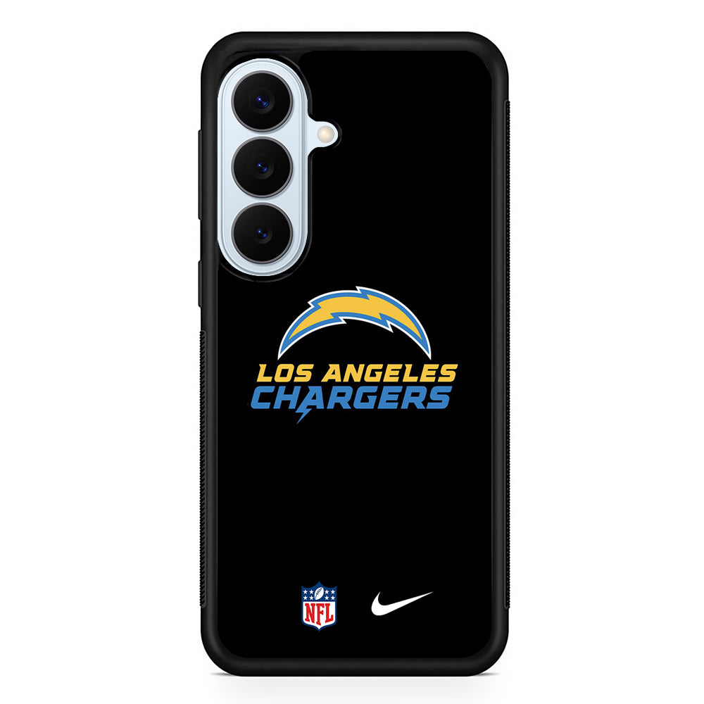 NFL Los Angeles Chargers Nike Logo Samsung Galaxy S26 Plus Case | Lightweight Protective Phone Cover