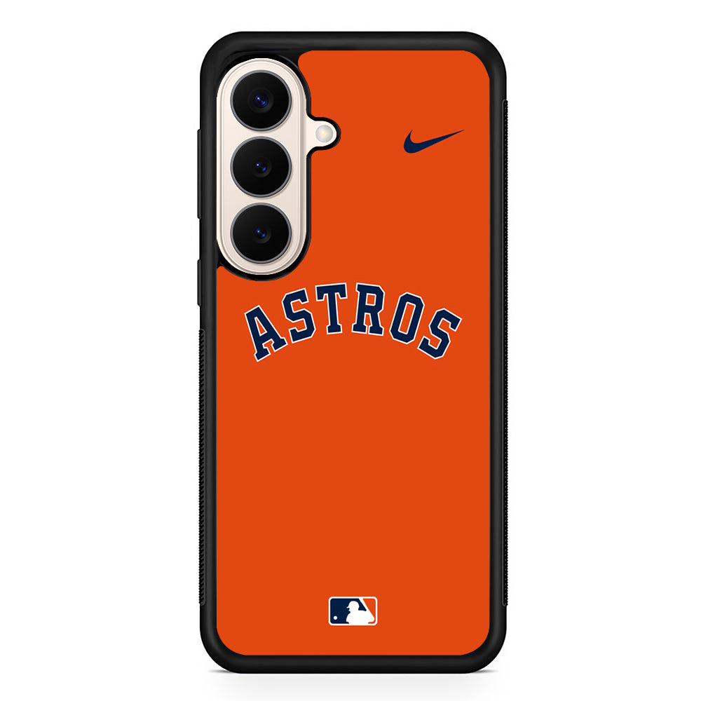 MLB Houston Astros Orange Nike Samsung Galaxy S26 Case – Slim Protective Phone Cover
