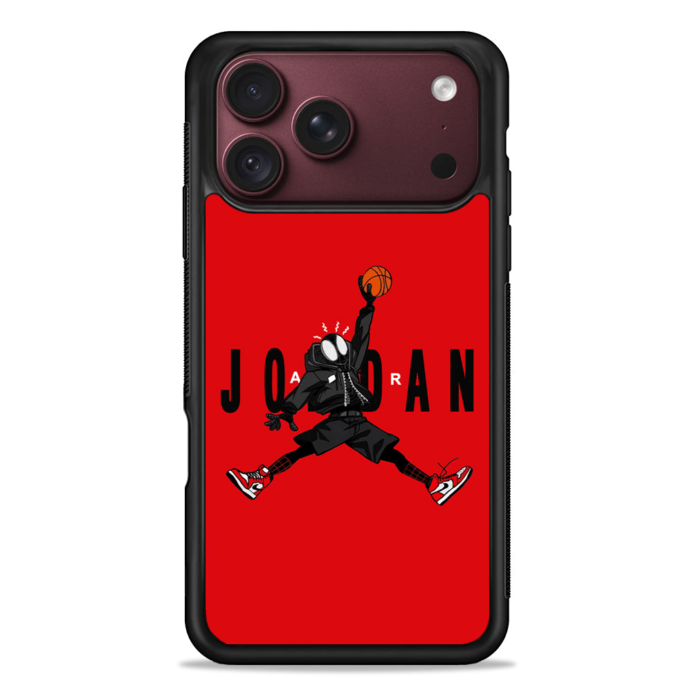 Spiderman Air Jordan iPhone 18 Pro Max Case – Slim Silicone Protective Cover