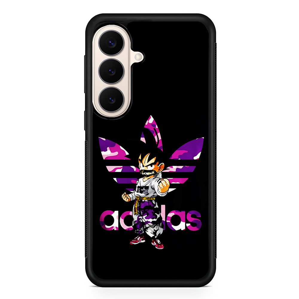 Adidas Purple Camo Son Goku Samsung Galaxy S26 Case – Slim Protective Phone Cover