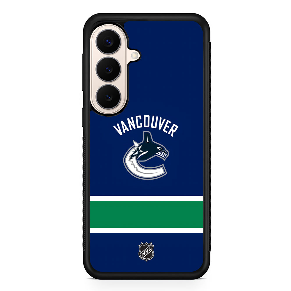 NHL Vancouver Canucks Team Samsung Galaxy S26 Case | Durable Protective Rubber Cover