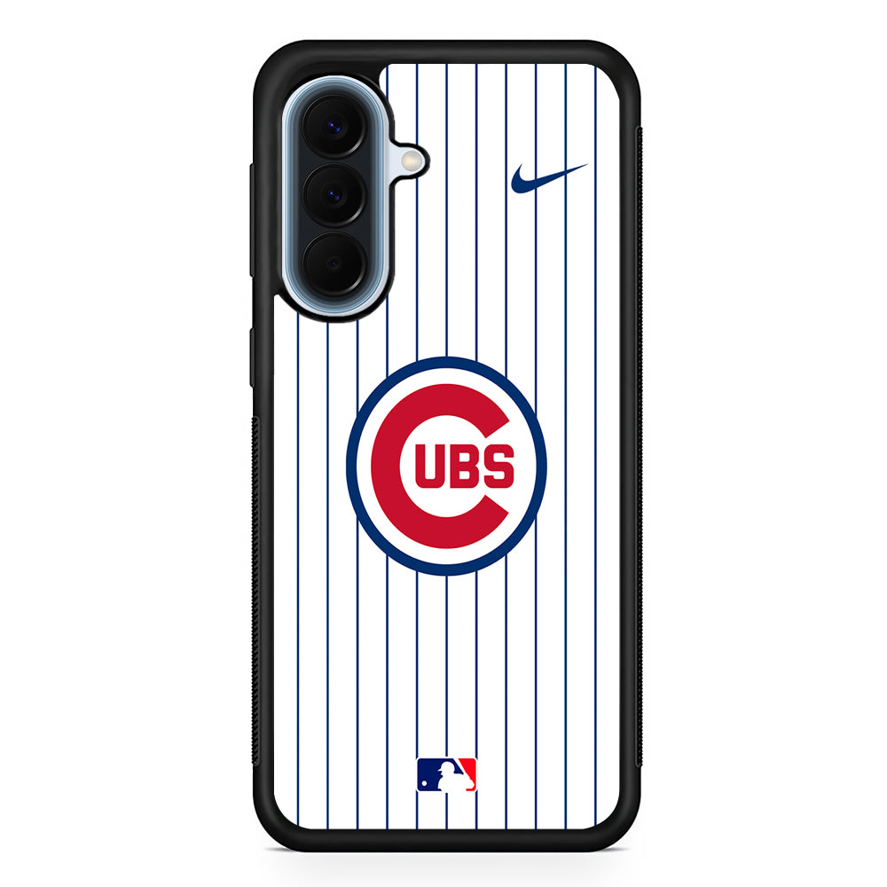 MLB Chicago Cubs White Nike Samsung Galaxy A57 Case | Slim Samsung Galaxy A57 Protective Case