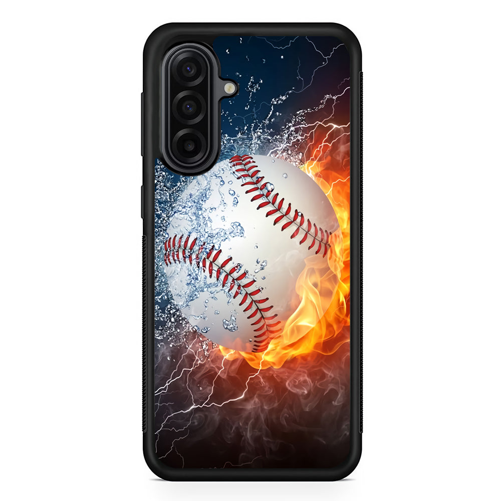 Baseball Ball Cool Art Samsung Galaxy A17 Case | Durable Rubber Samsung Galaxy A17 Phone Case