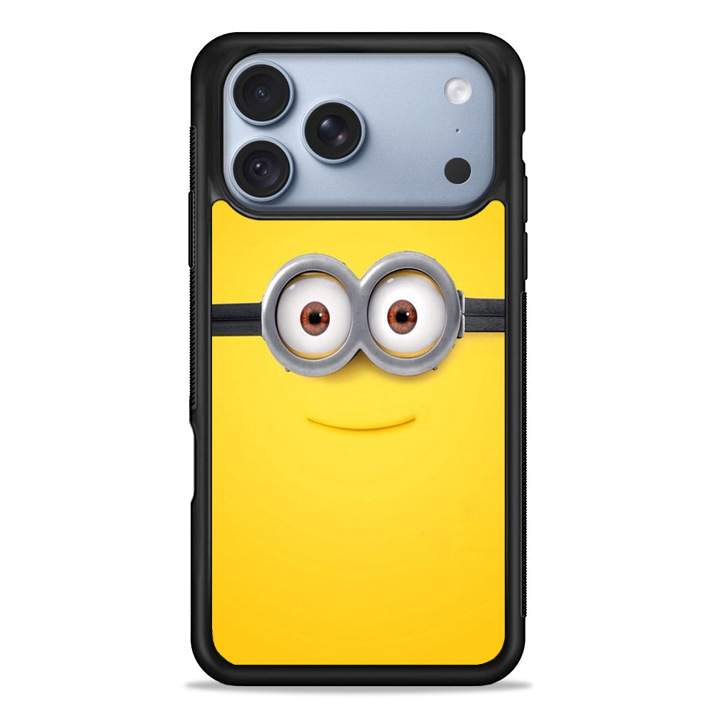 Minion Smiley Face iPhone 18 Pro Case - iPhone 18 Pro Silicone Case