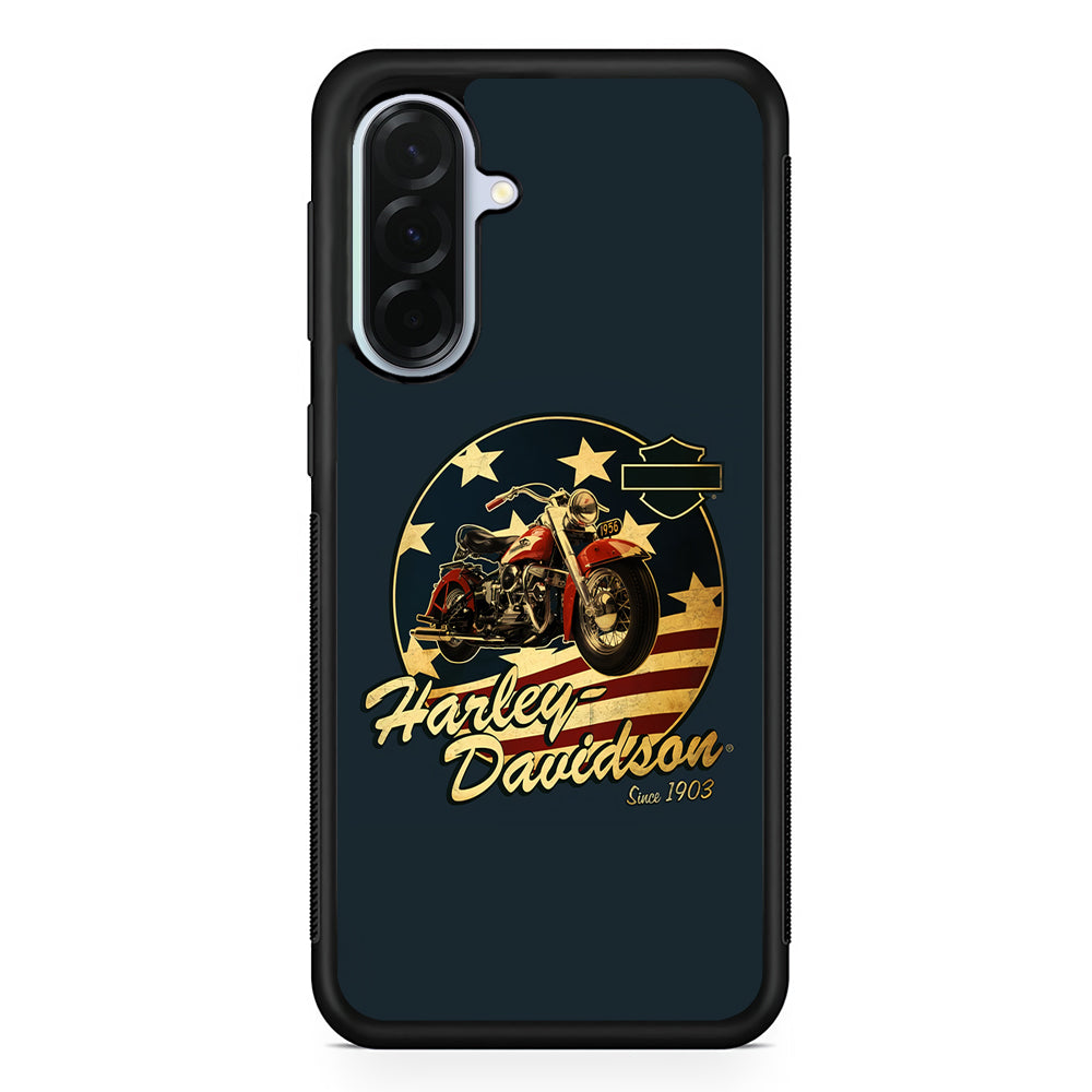 Harley Vintage Logo Samsung Galaxy A36 Case | Durable Samsung Galaxy A36 Protective Case