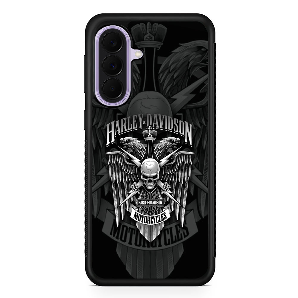 Harley Davidson Silver Eagle Samsung Galaxy A37 Case | Samsung Galaxy A37 Rubber Protective Case
