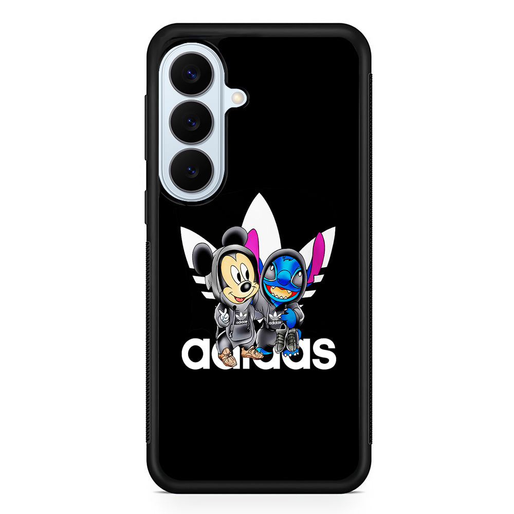 Adidas Stitch X Mickey Mouse Samsung Galaxy S26 Plus Case | Lightweight Protective Phone Cover