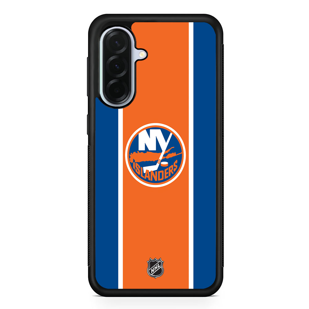 NHL New York Islanders Orange Samsung Galaxy A36 Case | Durable Samsung Galaxy A36 Protective Case