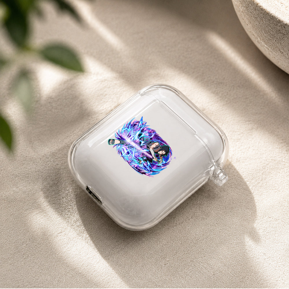 Kusanagi Katana Sasuke Itachi Protective Clear Case Cover For Apple Airpods | Soft Silicone AirPods 1 / 2 Case | Protective Cover
