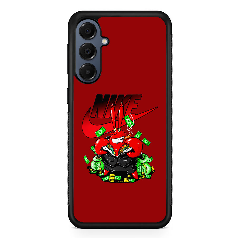 Nike Mr. Krabs Gangster Samsung Galaxy A16 Case | Slim Protective Cover for Samsung Galaxy A16