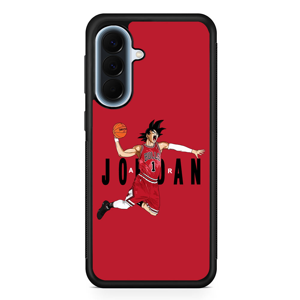 Goku Air Jordan Chicago Bulls Samsung Galaxy A57 Case | Slim Samsung Galaxy A57 Protective Case