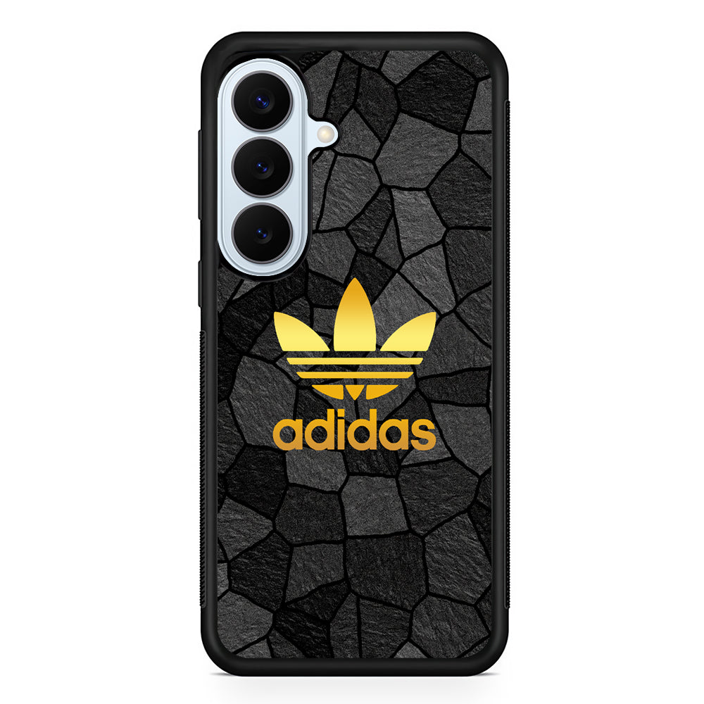 Adidas Gold Rock Patern Samsung Galaxy S26 Plus Case | Lightweight Protective Phone Cover