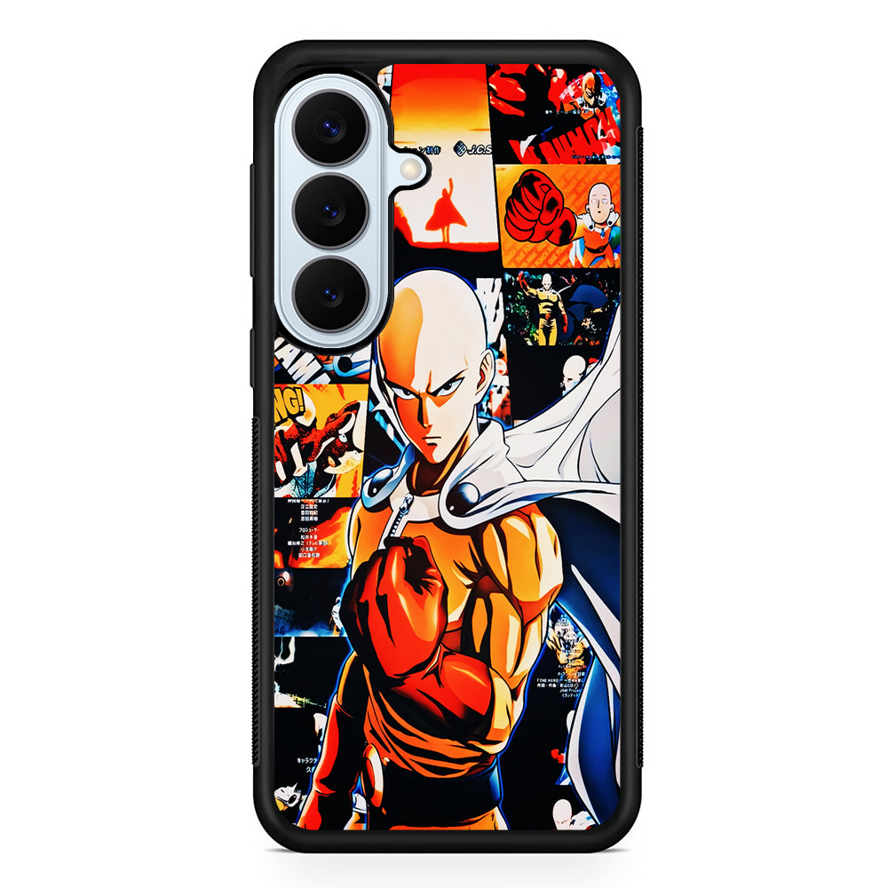 OPM Saitama Aesthetic Samsung Galaxy S26 Plus Case | Slim Protective Rubber Cover