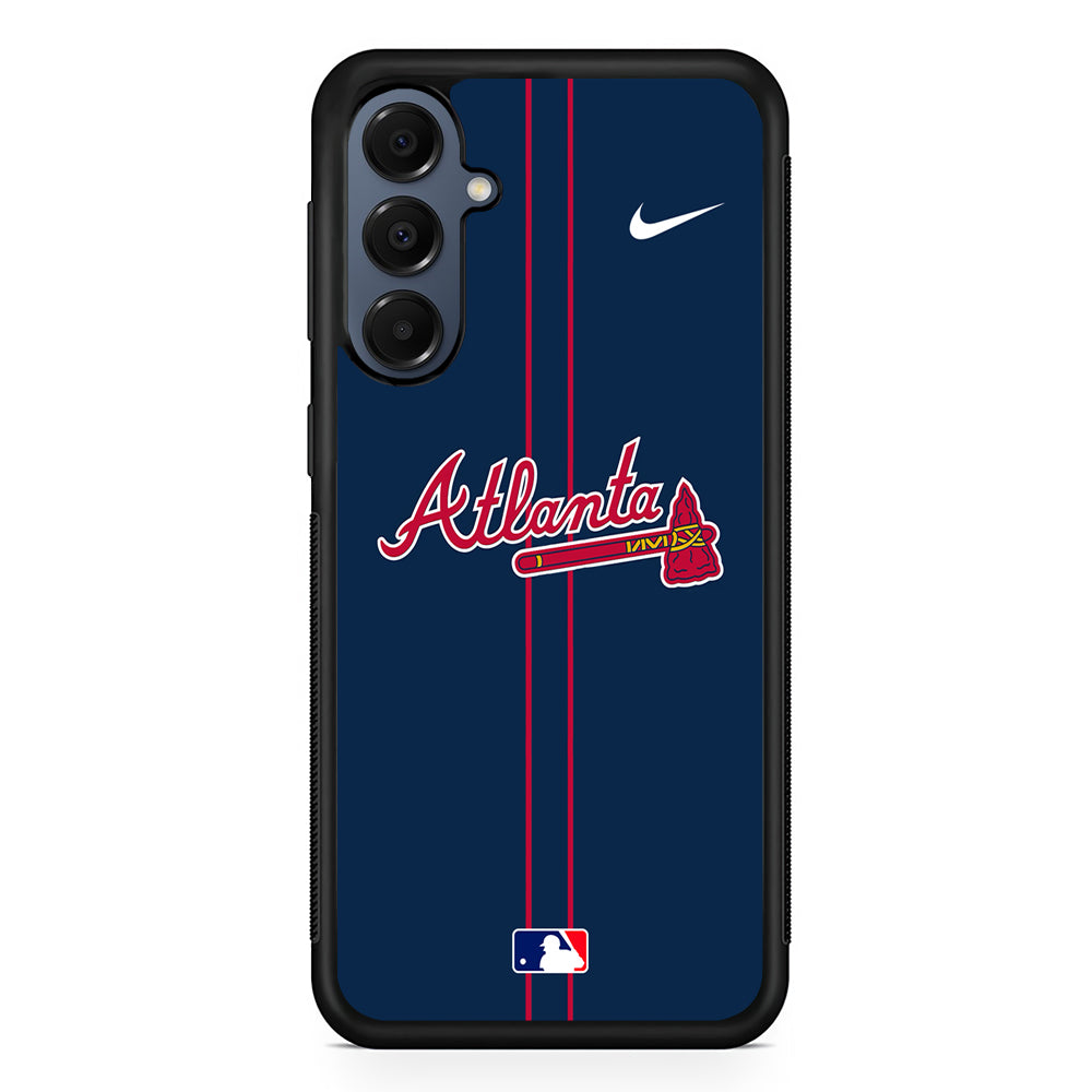 MLB Atlanta Braves Navy Nike Samsung Galaxy A16 Case | Slim Protective Cover for Samsung Galaxy A16