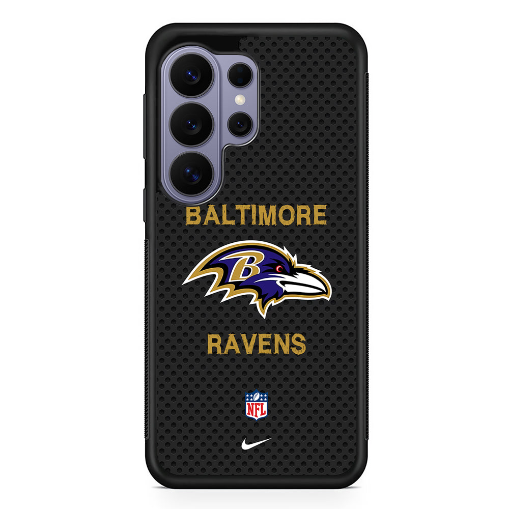 NFL Baltimore Ravens Black Nike Samsung Galaxy S26 Ultra Case | Slim Durable Protective Cover