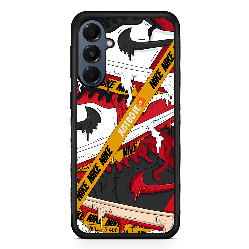 Nike Melt and Drip Samsung Galaxy A16 Case | Slim Protective Cover for Samsung Galaxy A16