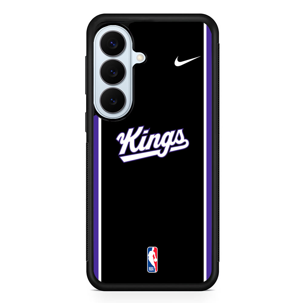 NBA Sacramento Kings Black Nike Samsung Galaxy S26 Plus Case | Lightweight Protective Phone Cover