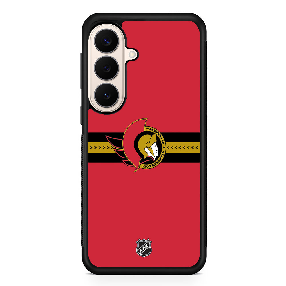 NHL Ottawa Senators Red Samsung Galaxy S26 Case | Durable Protective Rubber Cover