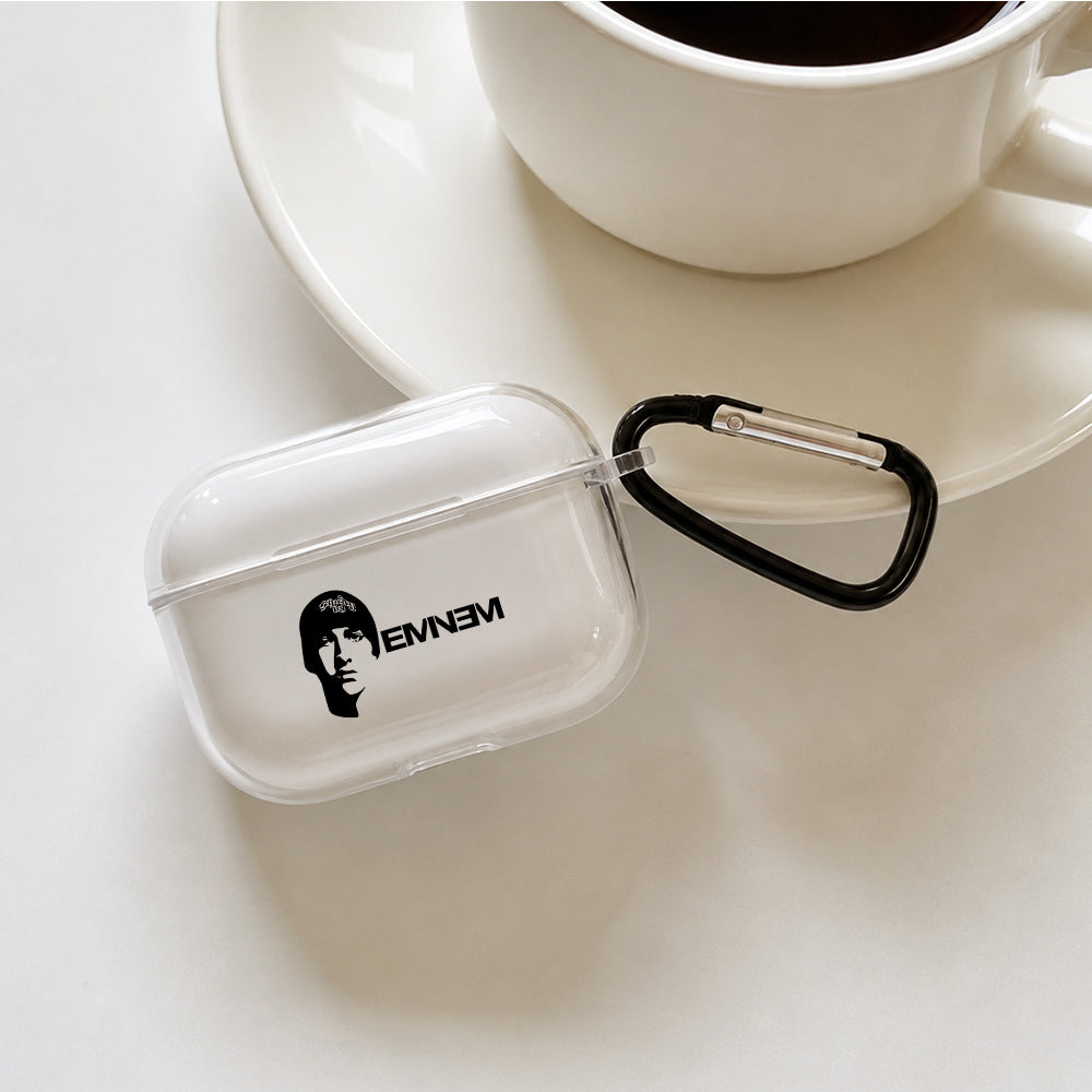 Eminem Silhouette Protective Apple AirPods Pro 3 Clear Case | Shockproof Cover