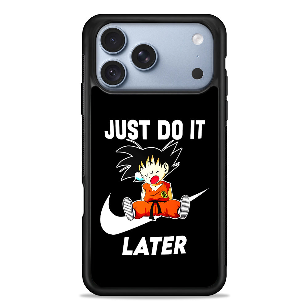 Nike Goku Asleep iPhone 18 Pro Case - iPhone 18 Pro Silicone Case