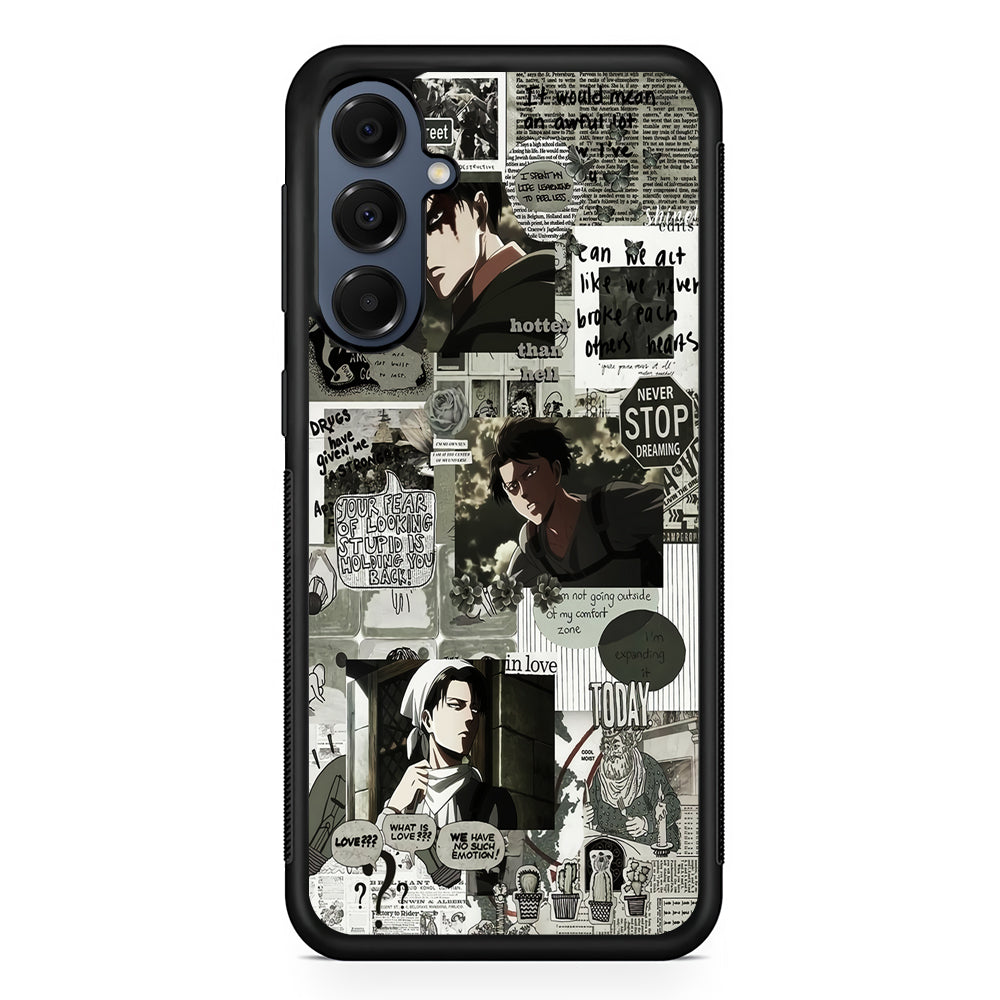 Levi Ackerman Aesthetic Samsung Galaxy A16 Case | Slim Protective Cover for Samsung Galaxy A16