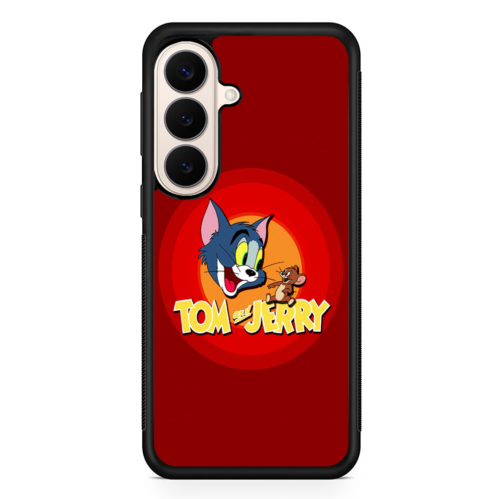Tom and Jerry Red Samsung Galaxy S26 Case | Durable Protective Rubber Cover