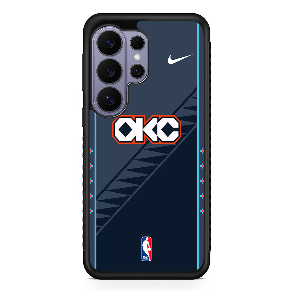 NBA Oklahoma City Thunder Navy Nike Samsung Galaxy S26 Ultra Case | Slim Durable Protective Cover
