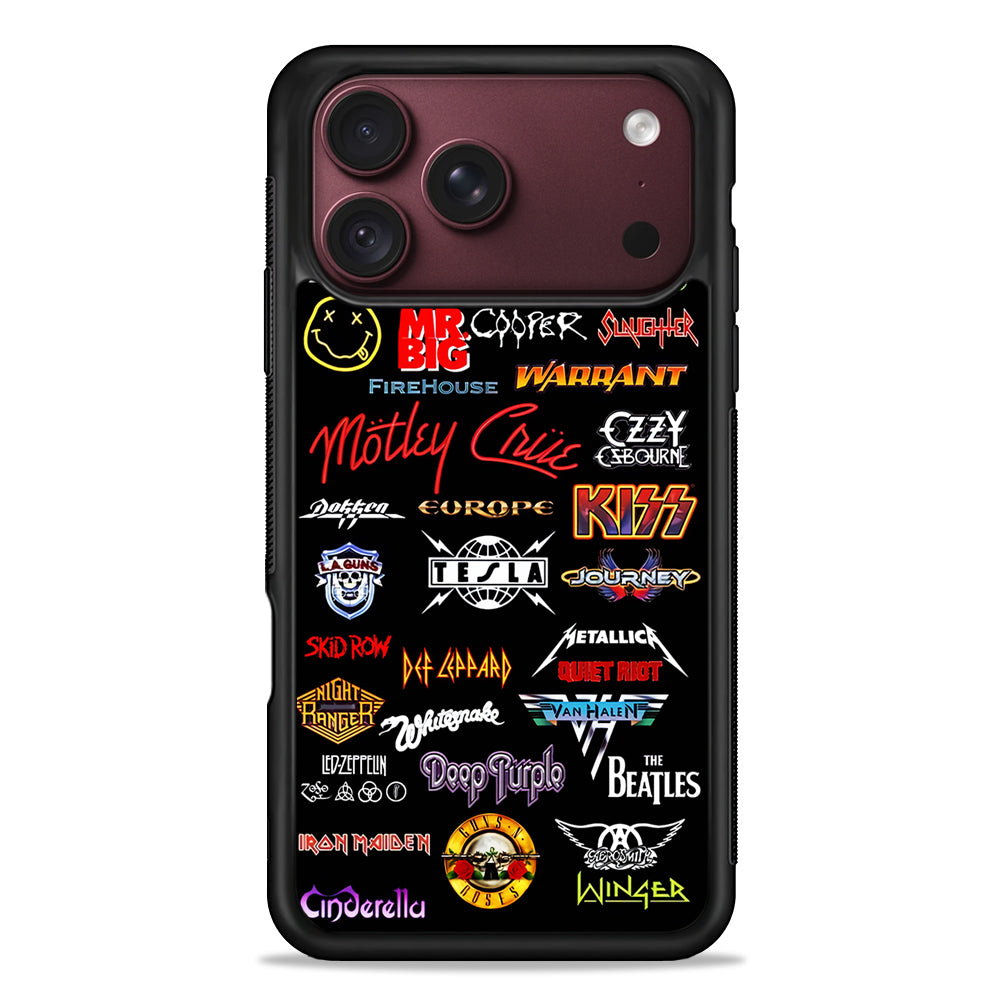 Rock and Metal Band Logo iPhone 18 Pro Max Case – Slim Silicone Protective Cover