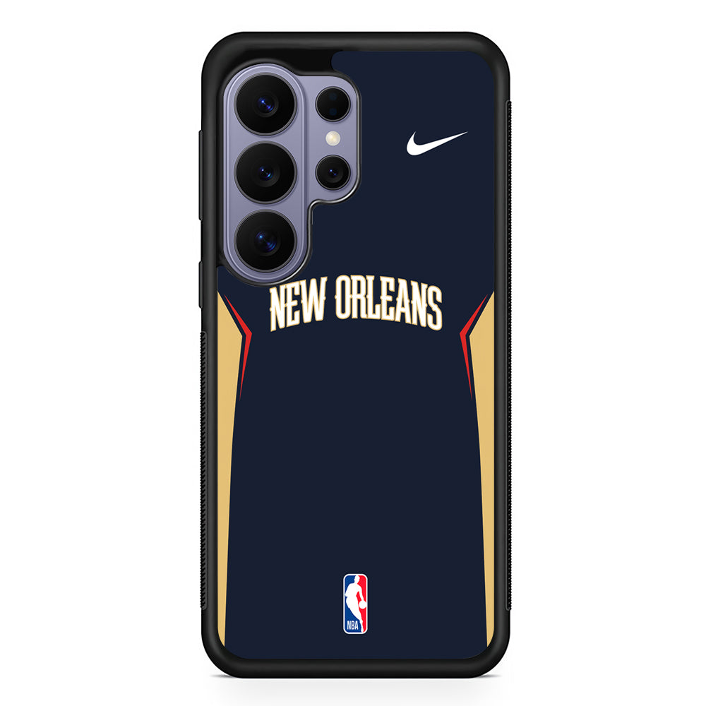 NBA New Orleans Pelicans Navy Nike Samsung Galaxy S26 Ultra Case | Slim Durable Protective Cover