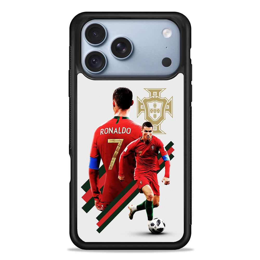 Cristiano Ronaldo Portugal iPhone 18 Pro Case - iPhone 18 Pro Silicone Case