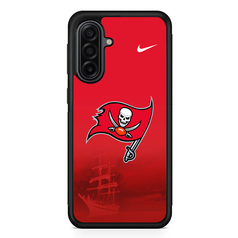 NFL Tampa Bay Buccaneers Nike Samsung Galaxy A17 Case | Durable Rubber Samsung Galaxy A17 Phone Case