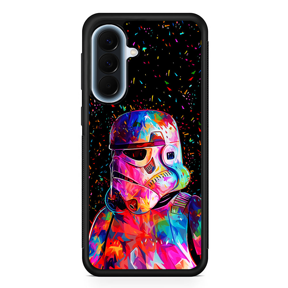 Star Wars Stormtrooper Colorful Samsung Galaxy A57 Case | Slim Samsung Galaxy A57 Protective Case