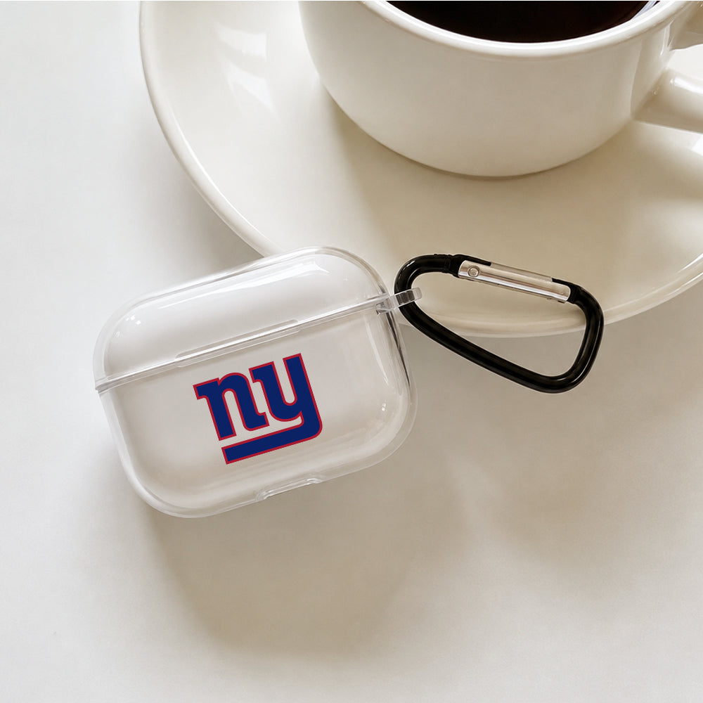 NFL New York Giants Symbol Protective Apple AirPods Pro 3 Clear Case | Shockproof Cover