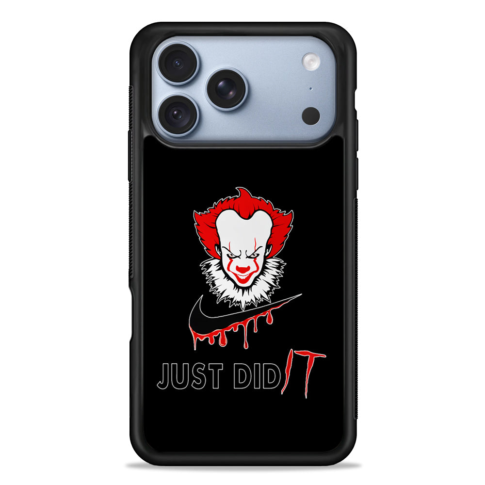 Nike Just Did IT Pennywise iPhone 18 Pro Case - iPhone 18 Pro Silicone Case