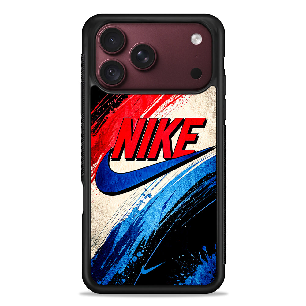 Nike Artistic Colorful Splash iPhone 18 Pro Max Case – Slim Silicone Protective Cover