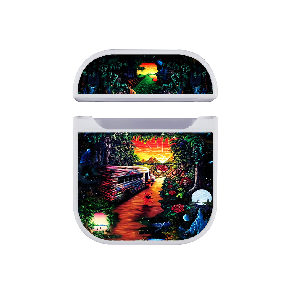 A Ride on the Dead Bus Hard Plastic Case Cover For Apple Airpods-AirPod Case-White-Altracase