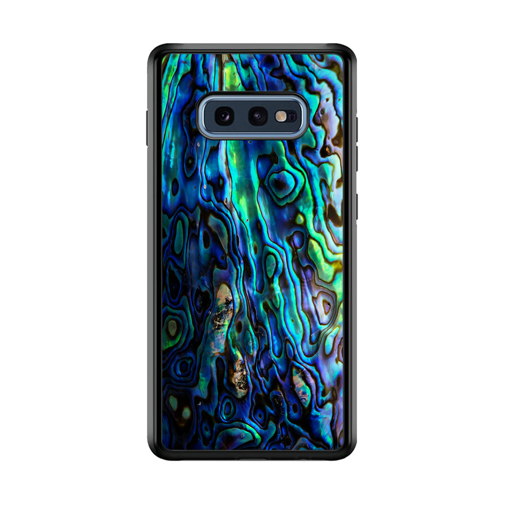 Abalone Shell Blue Samsung Galaxy S10E Case-Phone Case-Clear Soft Case-Altracase