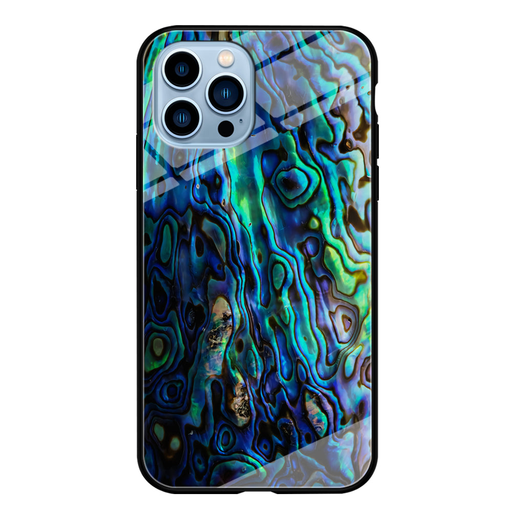 Abalone Shell Blue iPhone 14 Pro Case-Phone Case-Tempered Glass Case-Altracase
