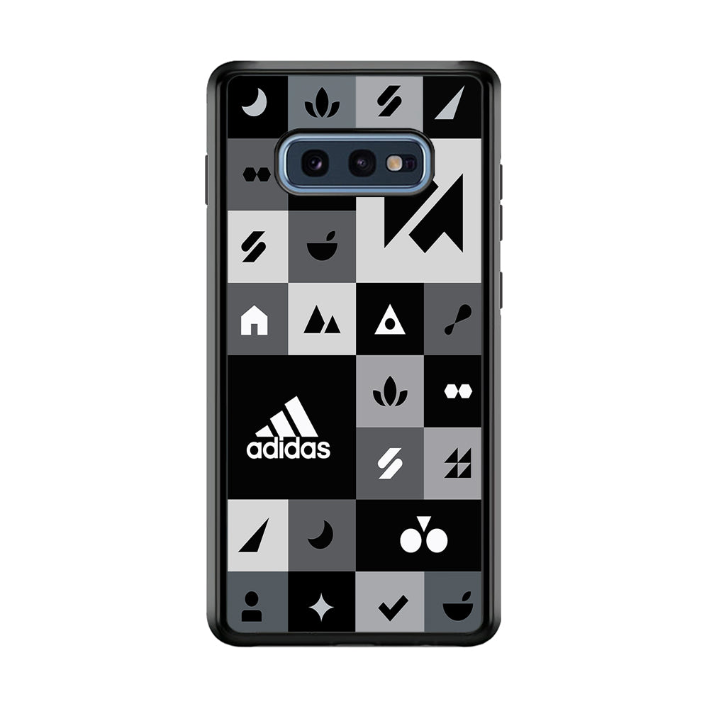 Adidas All Day Icon Design Samsung Galaxy S10E Case-Mobile Phone Case-Rubber Black (2D Case)-Altracase
